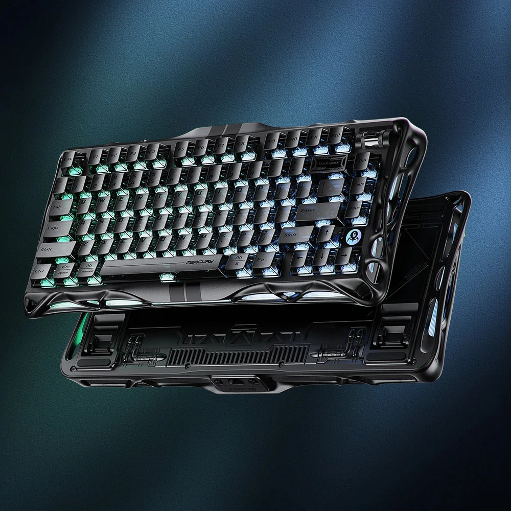 GravaStar 8000Hz Ultra-Fast Hall Effect Gaming Set - Stealth Black/Mecha Gray - Image 6