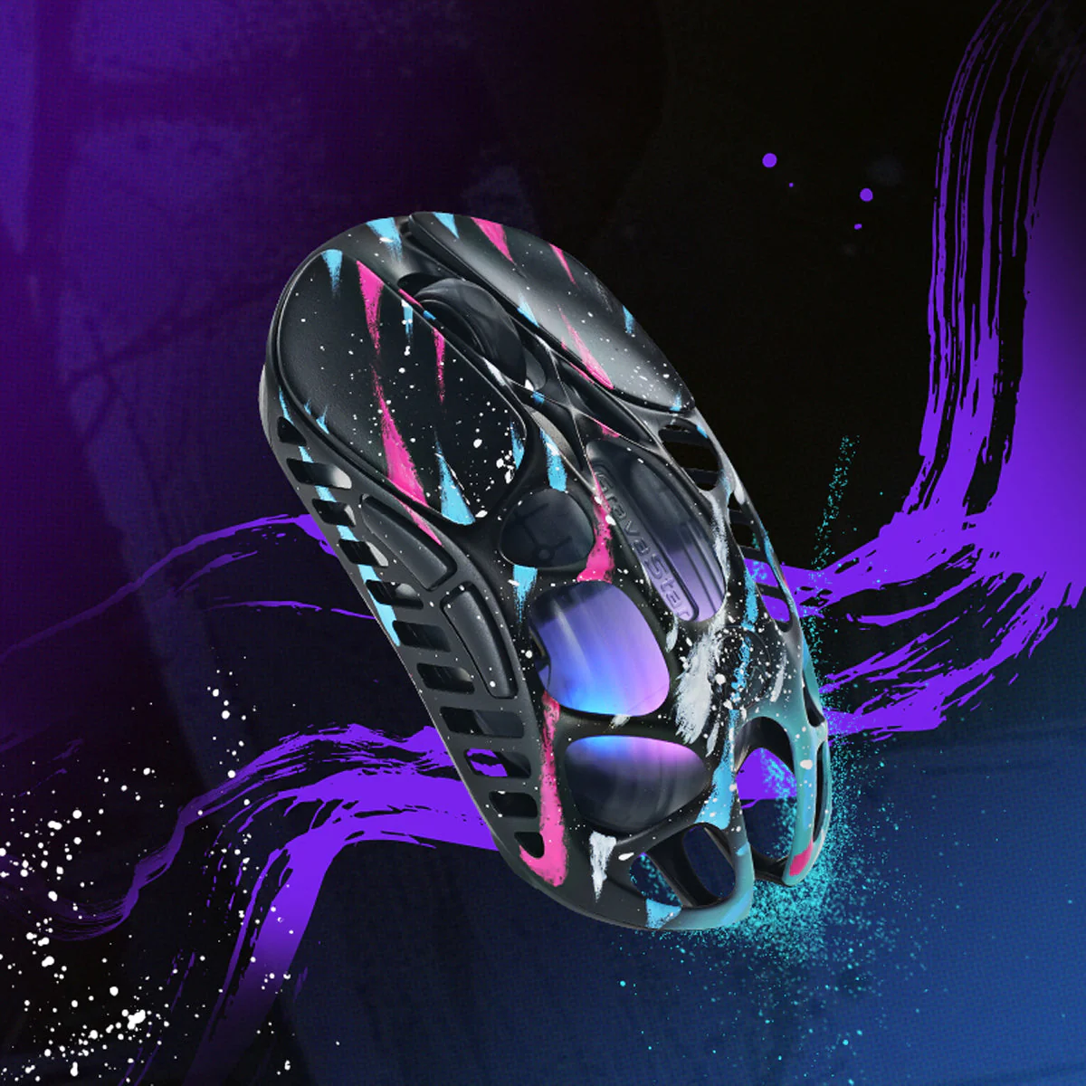 GravaStar HE 8000Hz Ultra-Fast Hall Effect Gaming Set - Neon Graffiti - Image 6