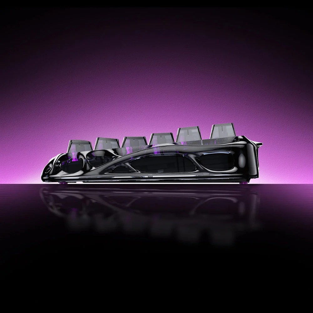 GravaStar Crystal-Elite Hall Effect Gaming Set - Transparent Black - Image 4