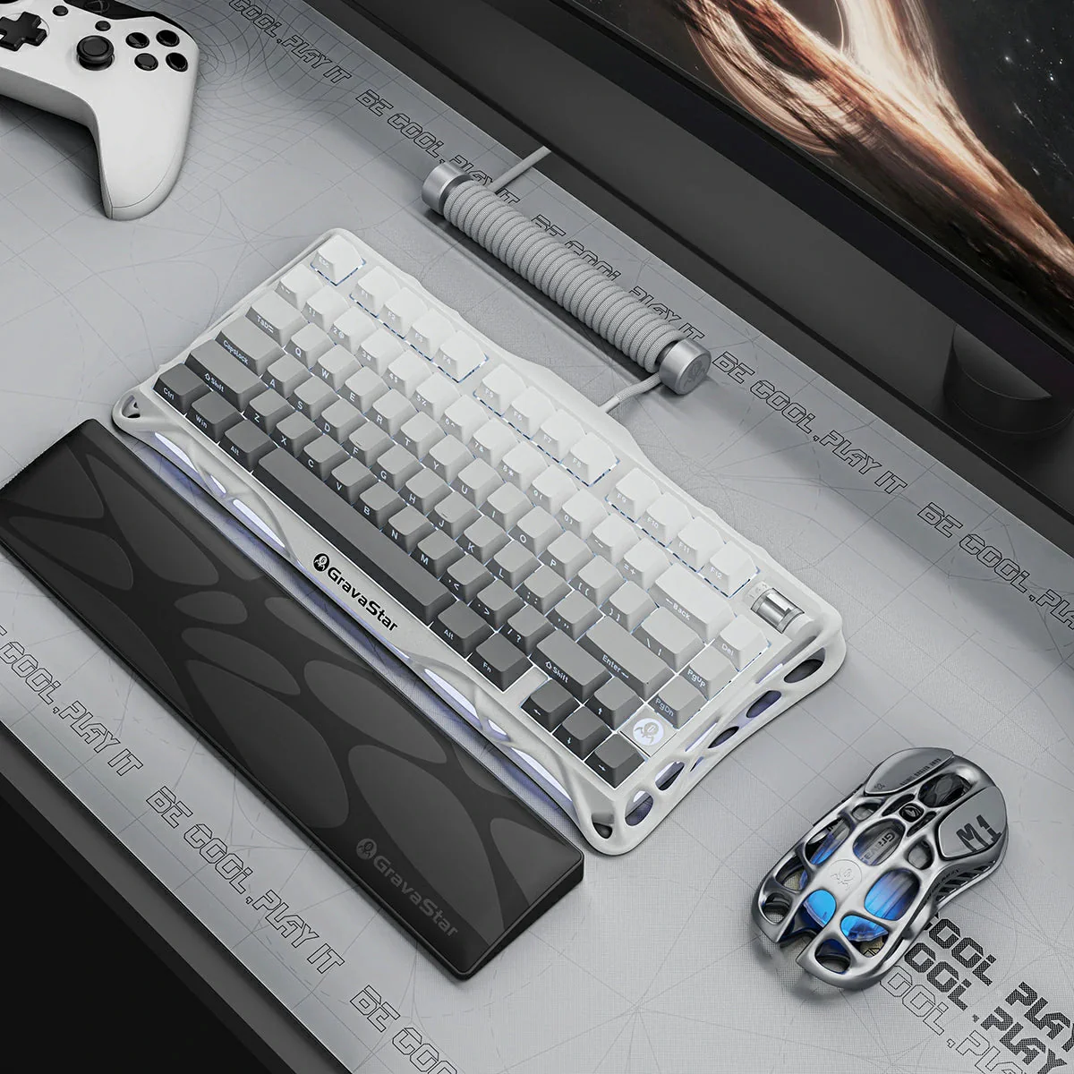 Mercury K1 Keyboard - Gradient White - Image 6