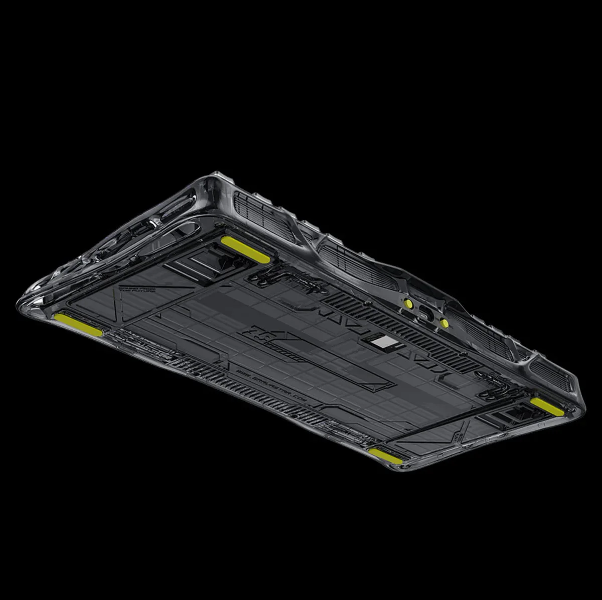 Mercury K1 Lite Keyboard - Transparent Black - Image 4