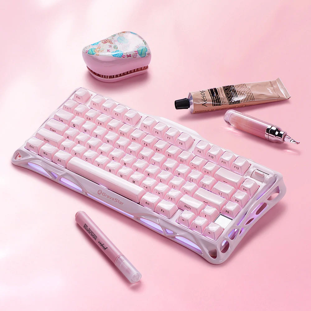 Mercury K1 Special Edition Keyboard - Sakura Pink - Image 7