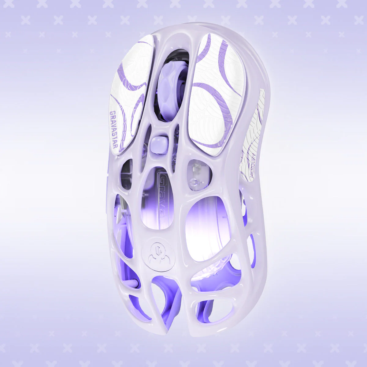 Mercury M1 Pro Special Edition Gaming Mouse - Lavender Purple - Image 4