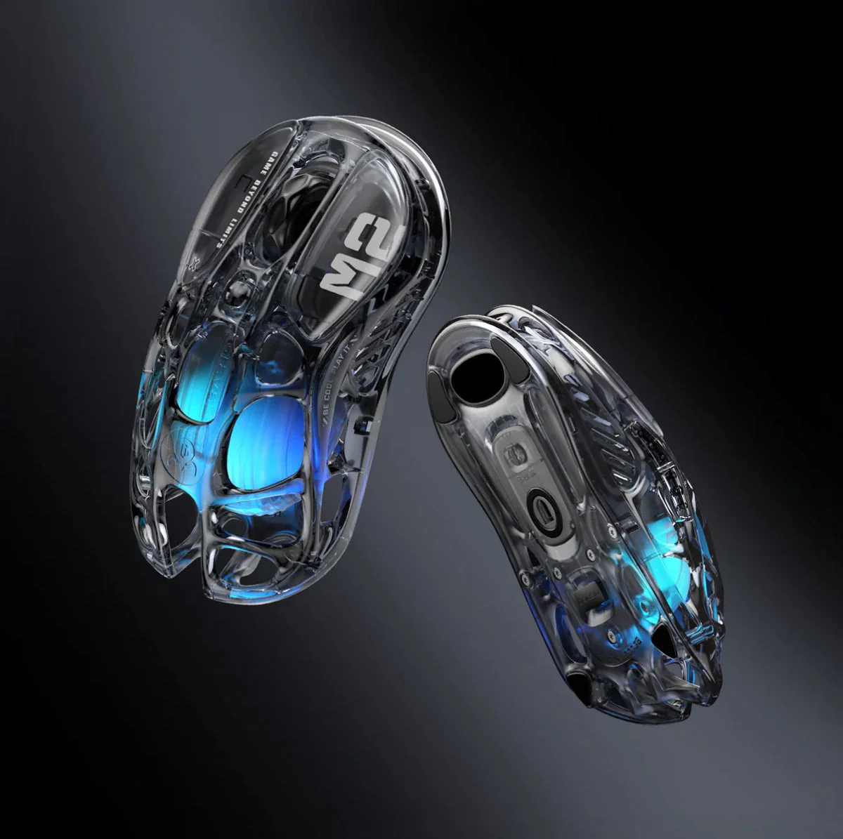 Mercury M2 Gaming Mouse - Transparent Black - Image 3
