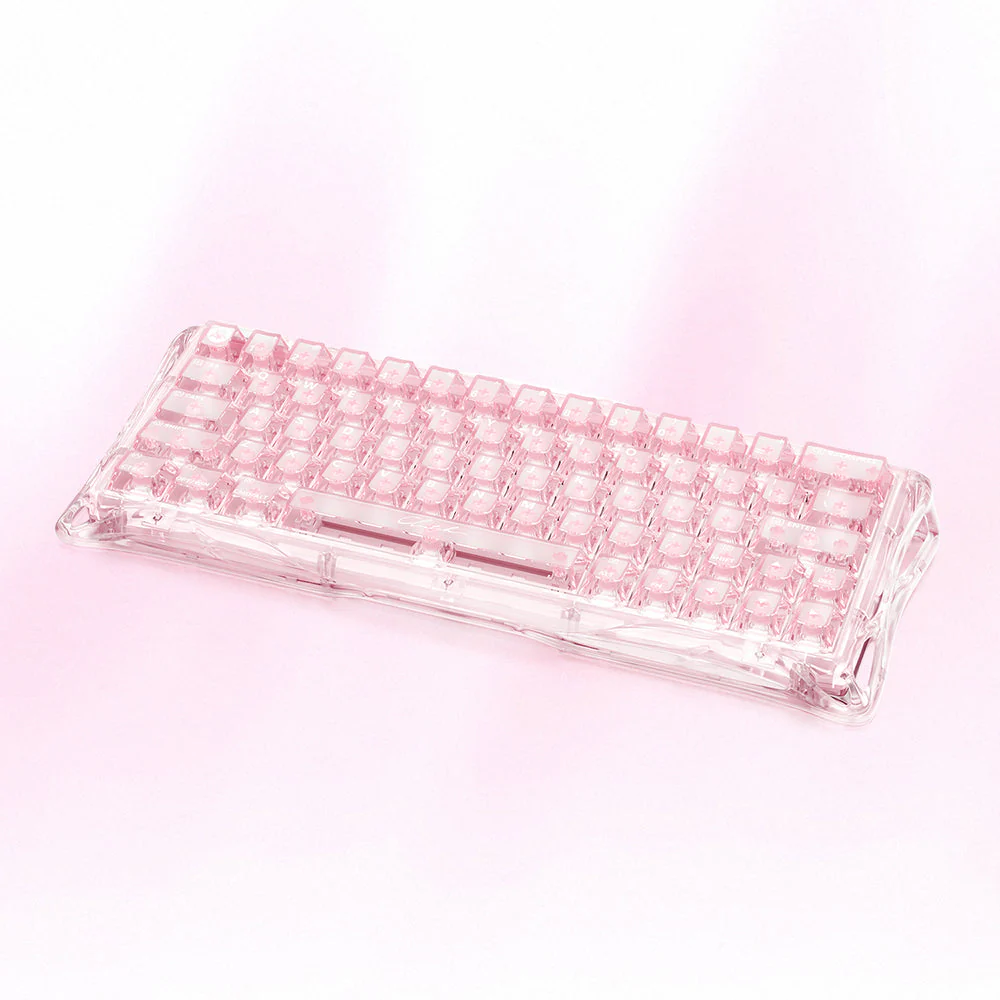 Mercury V60 HE Keyboard with 60% Layout - Crystal Rose - Image 8