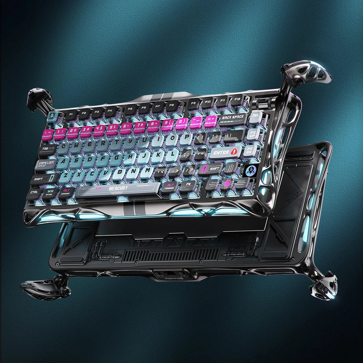 Mercury V75 Pro Hall Effect Keyboard - Cyberpunk - Image 6
