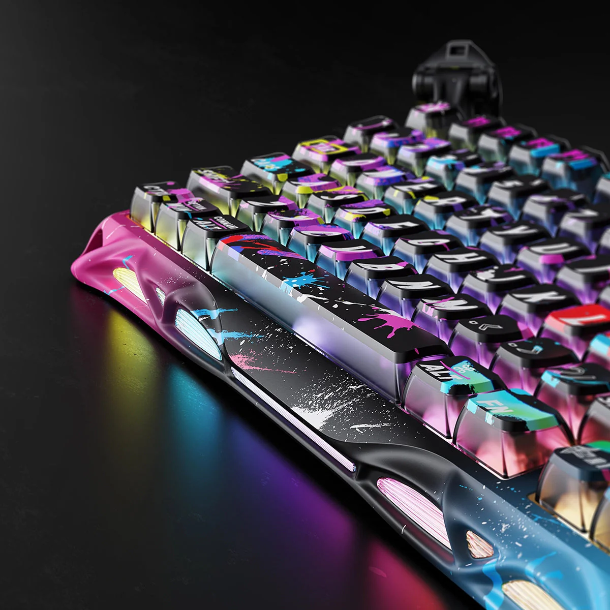 Mercury V75 Pro Hall Effect Keyboard Special Edition - Neon Graffiti - Image 4